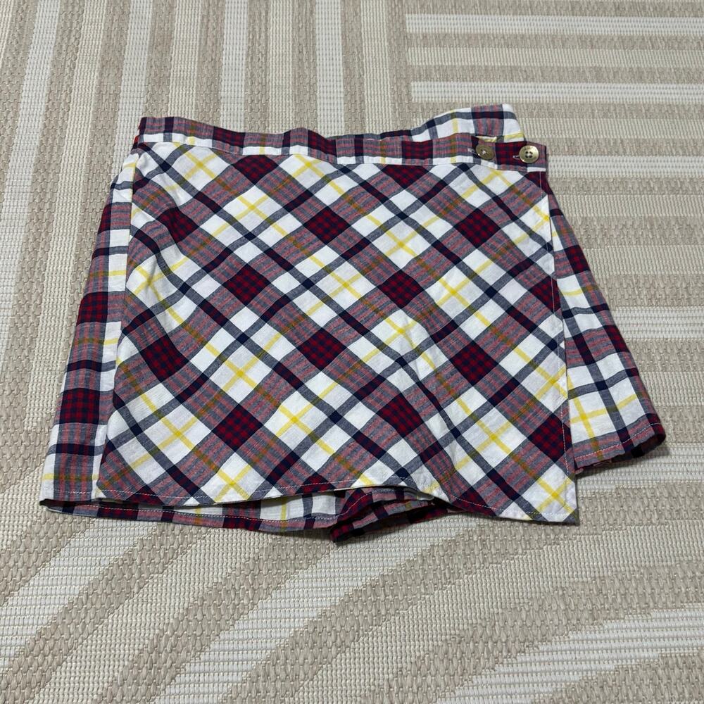 Tommy Hilfiger Junior XL 16 Plaid Ginghma Preppy Skirt Women's Small with Lining